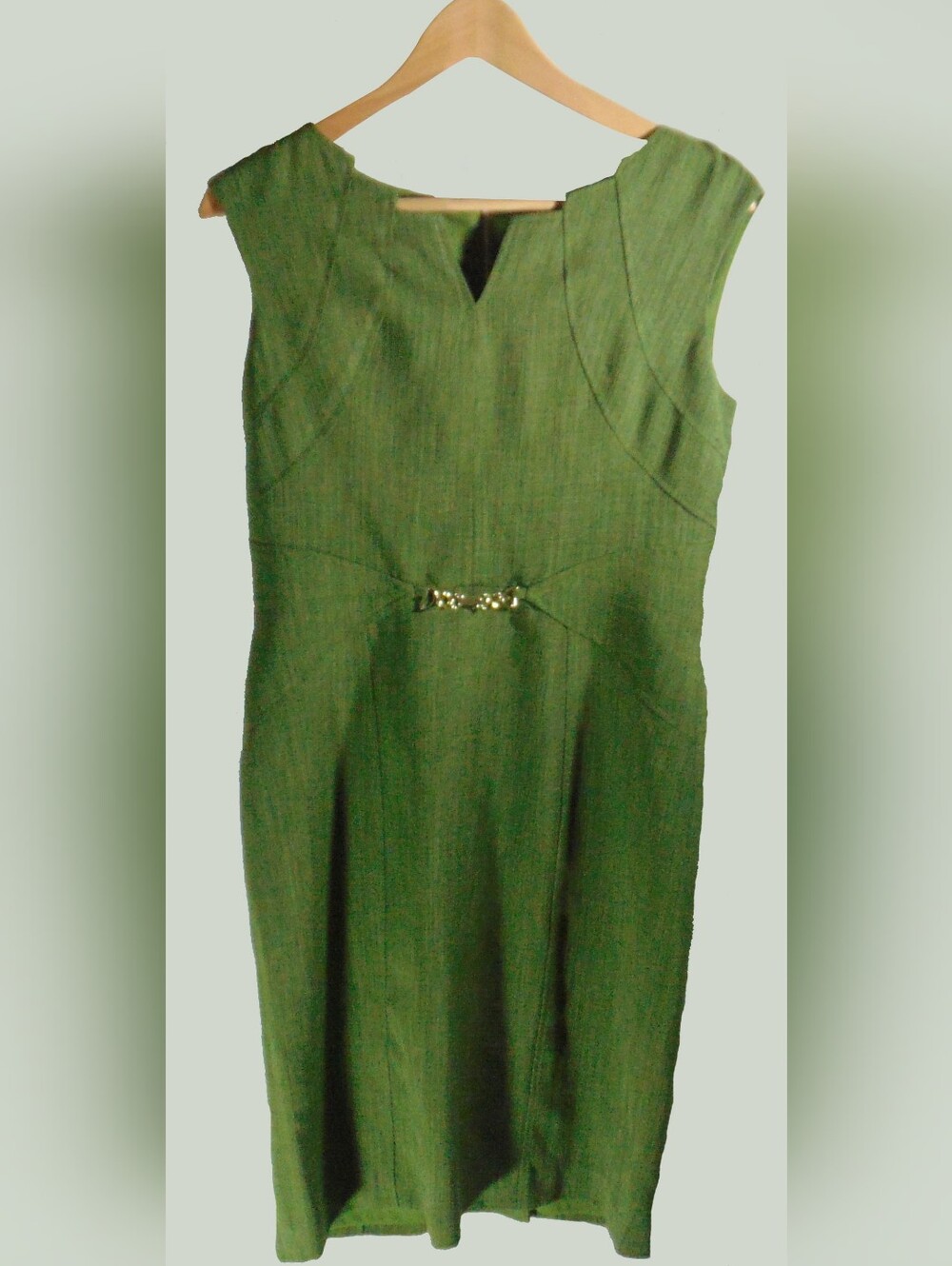 Ellen Tracy Green Dress – Size 6 – Sleeveless